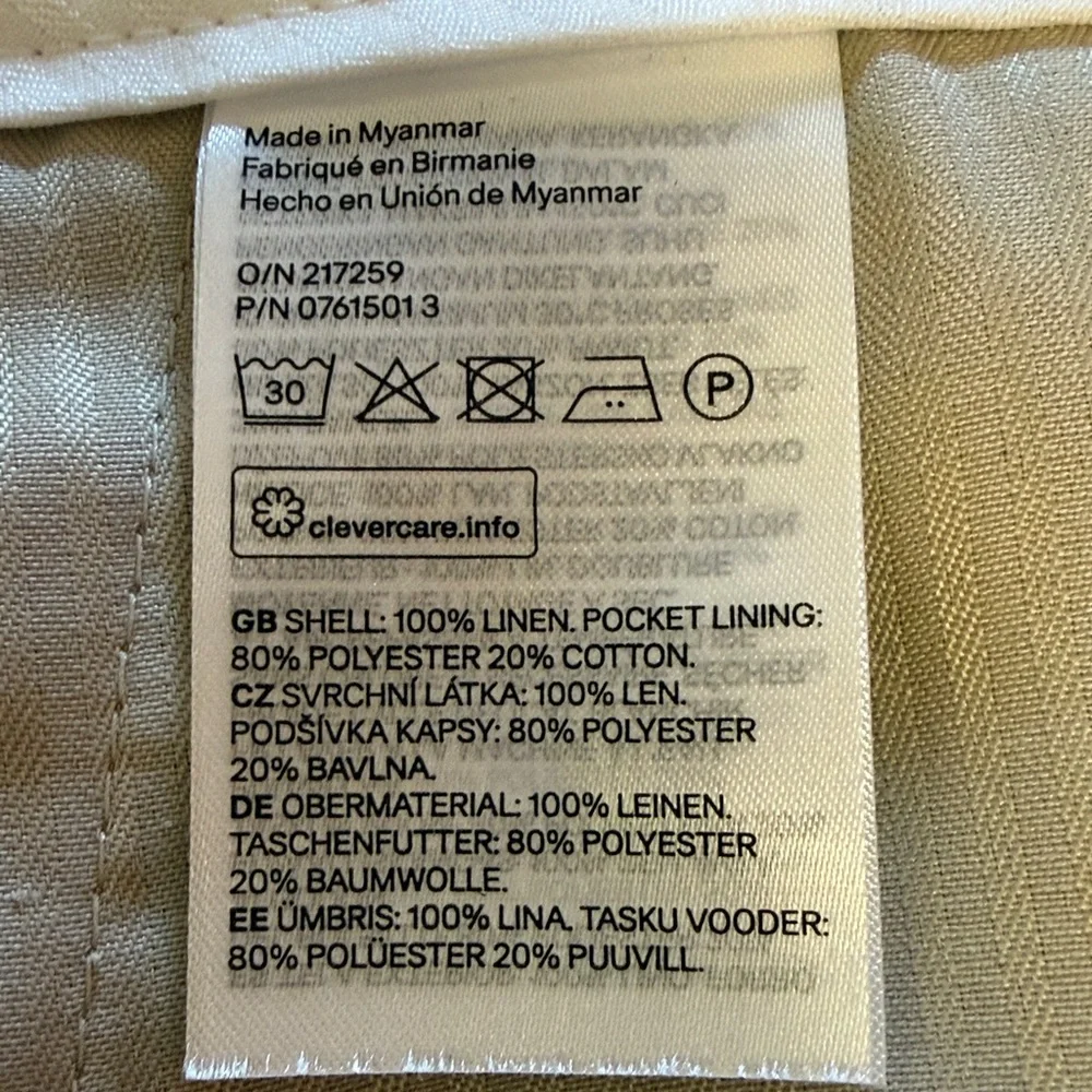 H&M Light Beige Men's Dress Pants